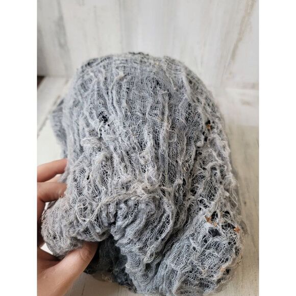 Styrofoam AS IS grim reaper hanging head skeleton red Halloween prop decor - Picture 16 of 16